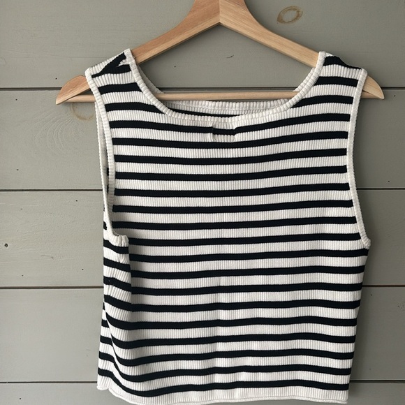 Song of Style Ribbed Knit Striped Tank – Size medium - Picture 4 of 4